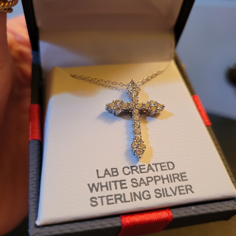 NIB cross necklace